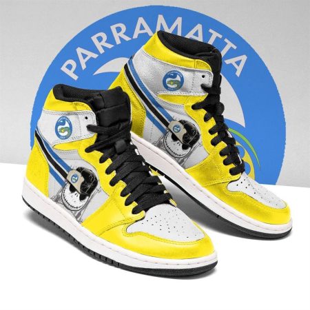 Parramatta Eels NRL AJ1 High Sneakers Shoes For Men And Women