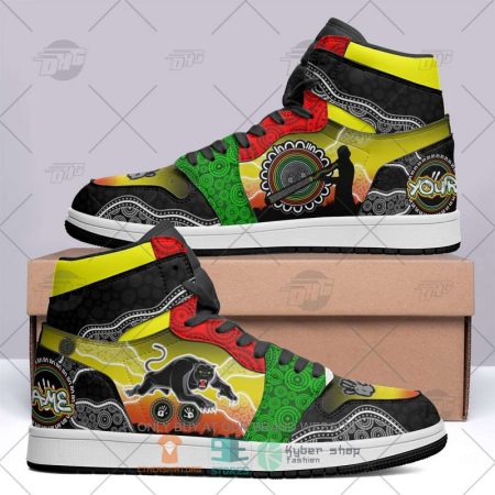 Penrith Panthers NRL AJ1 High Sneakers Shoes For Men And Women