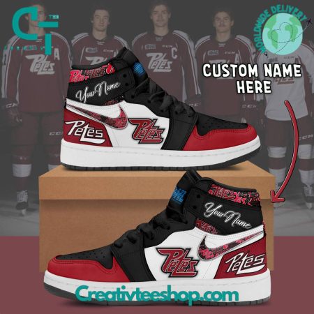 Peterborough Petes  AJ1 High Sneakers Shoes For Men And Women