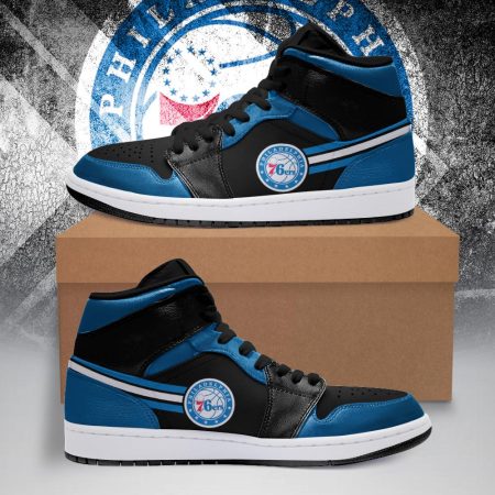 Philadelphia 76ers NBA AJ1 High Sneakers Shoes For Men And Women