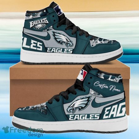 Philadelphia Eagles AJ1 High Sneakers Shoes For Men And Women