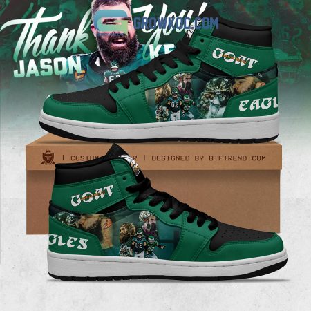 Philadelphia Eagles AJ1 High Sneakers Shoes For Men And Women