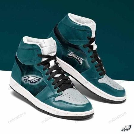 Philadelphia Eagles NFL AJ1 High Sneakers Shoes For Men And Women