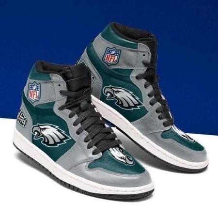 Philadelphia Eagles NFL AJ1 High Sneakers Shoes For Men And Women