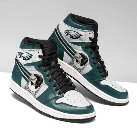 Philadelphia Eagles NFL AJ1 High Sneakers Shoes For Men And Women