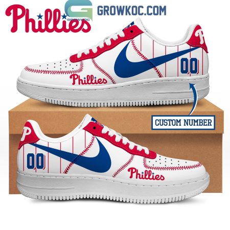 Philadelphia Phillies Air Low-Top Sneakers Shoes For Men And Women