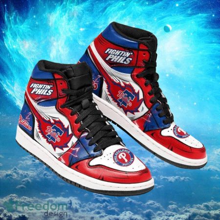 Philadelphia Phillies AJ1 High Sneakers Shoes For Men And Women