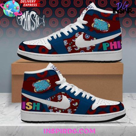 Phish AJ1 High Sneakers Shoes For Men And Women