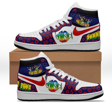 Phish Summer Tour AJ1 High Sneakers Shoes For Men And Women