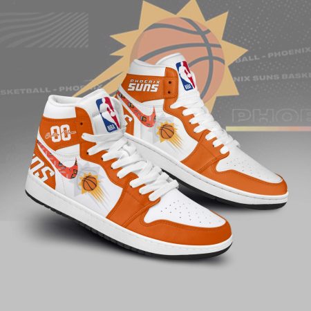 Phoenix Suns AJ1 High Sneakers Shoes For Men And Women
