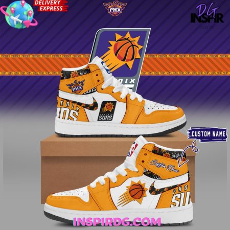Phoenix Suns AJ1 High Sneakers Shoes For Men And Women