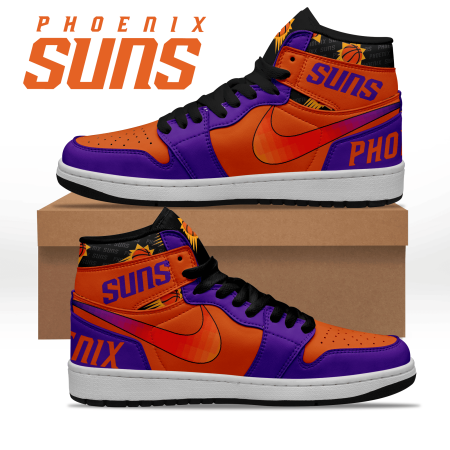 Phoenix Suns AJ1 High Sneakers Shoes For Men And Women