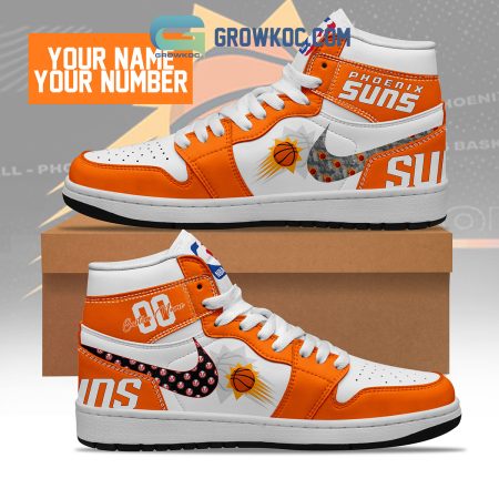 Phoenix Suns AJ1 High Sneakers Shoes For Men And Women