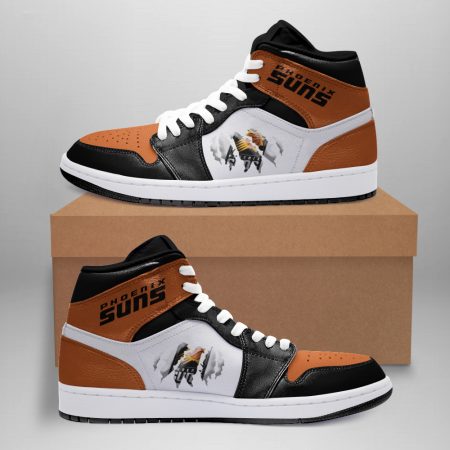 Phoenix Suns AJ1 High Sneakers Shoes For Men And Women