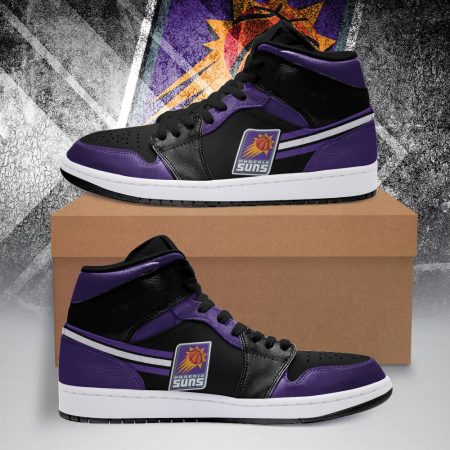 Phoenix Suns NBA AJ1 High Sneakers Shoes For Men And Women