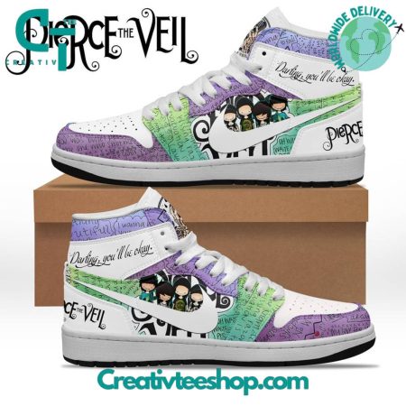 Pierce The Veil  AJ1 High Sneakers Shoes For Men And Women