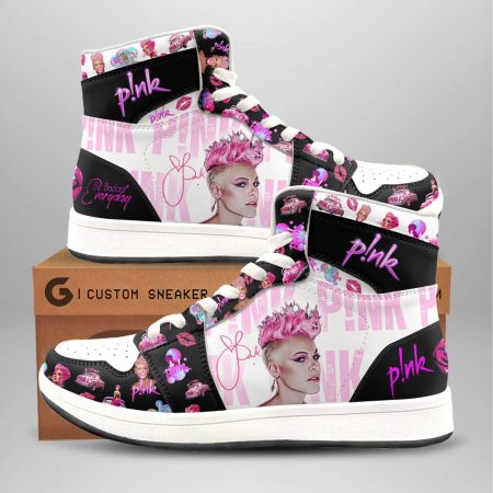 Pink AJ1 High Sneakers Shoes For Men And Women