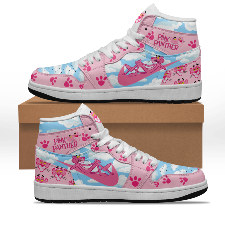 Pink Panther AJ1 High Sneakers Shoes For Men And Women