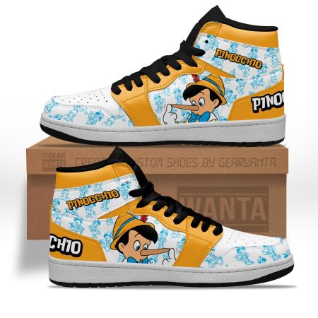 Pinocchio AJ1 High Sneakers Shoes For Men And Women