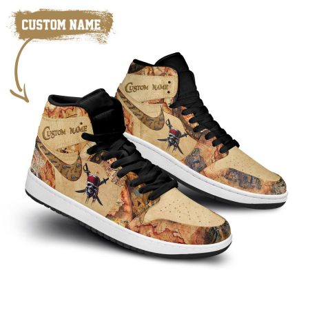 Pirates of the Caribbean AJ1 High Sneakers Shoes For Men And Women