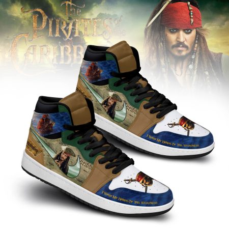 Pirates of the Caribbean AJ1 High Sneakers Shoes For Men And Women