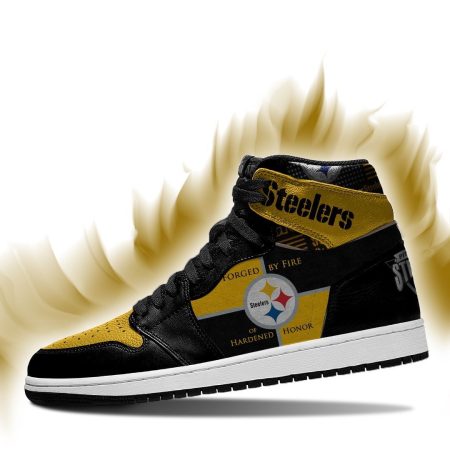 Pittsburgh Steelers NFL AJ1 High Sneakers Shoes For Men And Women