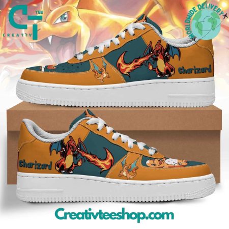 Pokemon Charizard  Air Low-Top Sneakers Shoes For Men And Women