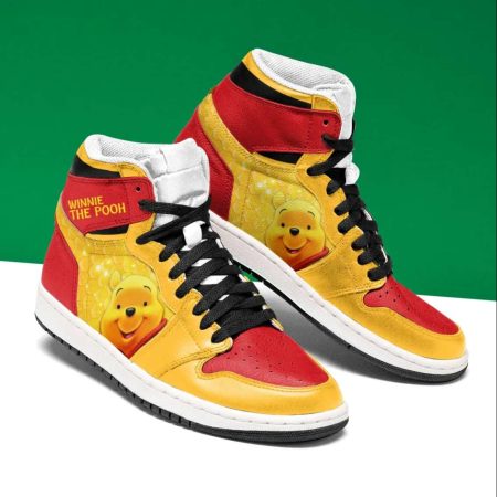 Pooh AJ1 High Sneakers Shoes For Men And Women