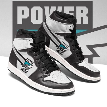 Port Adelaide AFL AJ1 High Sneakers Shoes For Men And Women