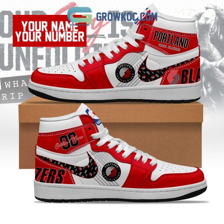Portland Trail Blazers AJ1 High Sneakers Shoes For Men And Women