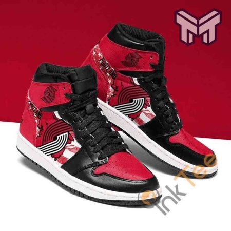 Portland Trail Blazers AJ1 High Sneakers Shoes For Men And Women