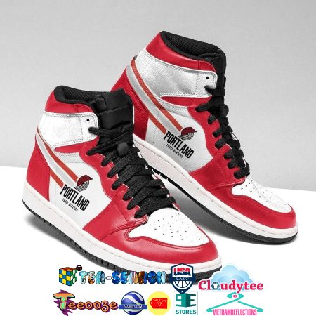 Portland Trail Blazers NBA AJ1 High Sneakers Shoes For Men And Women