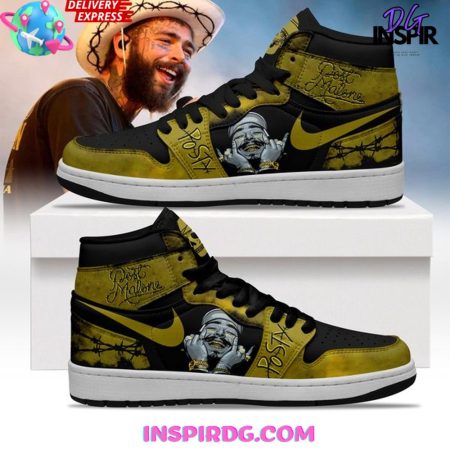 Post Malone AJ1 High Sneakers Shoes For Men And Women