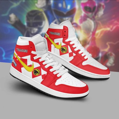 Power Rangers AJ1 High Sneakers Shoes For Men And Women