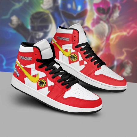 Power Rangers AJ1 High Sneakers Shoes For Men And Women
