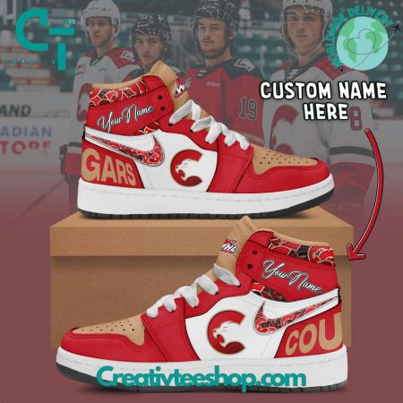 Prince George Cougars  AJ1 High Sneakers Shoes For Men And Women