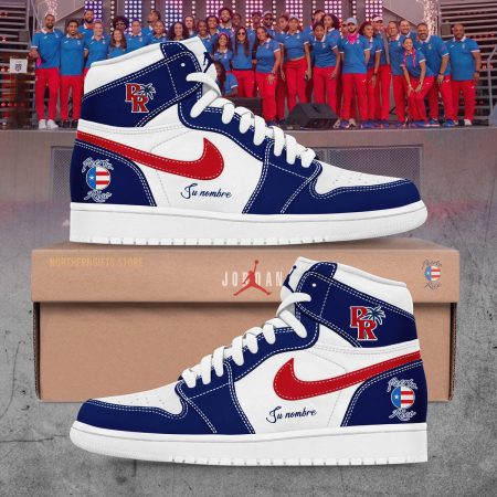 Puerto Rico AJ1 High Sneakers Shoes For Men And Women