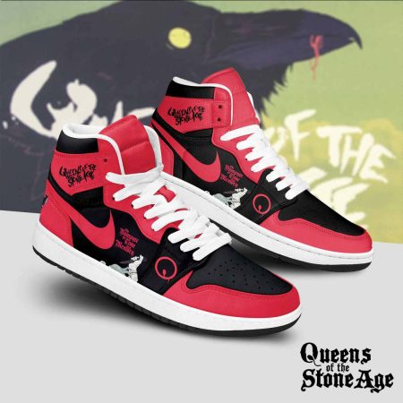 Queens Of The Stone Age AJ1 High Sneakers Shoes For Men And Women