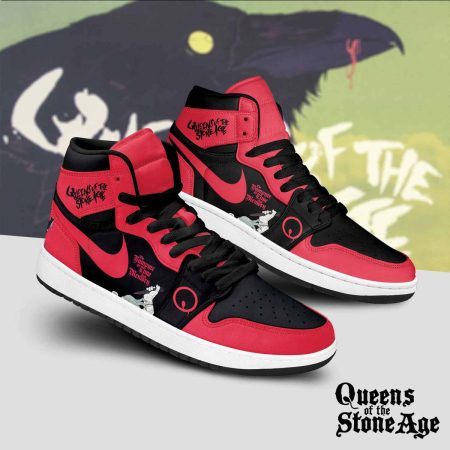 Queens Of The Stone Age AJ1 High Sneakers Shoes For Men And Women