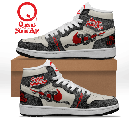 Queens of the Stone Age AJ1 High Sneakers Shoes For Men And Women