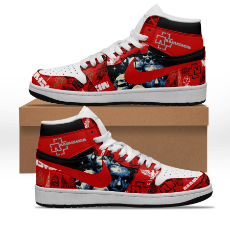 Rammstein AJ1 High Sneakers Shoes For Men And Women