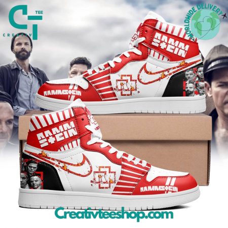 Rammstein Industrial Metal Band  AJ1 High Sneakers Shoes For Men And Women