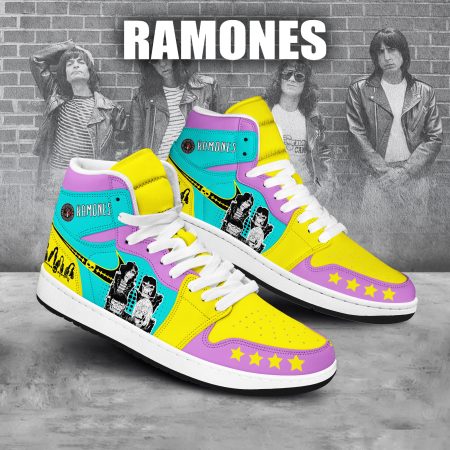 Ramones AJ1 High Sneakers Shoes For Men And Women