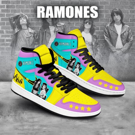 Ramones AJ1 High Sneakers Shoes For Men And Women