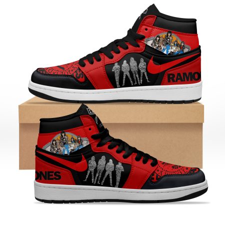 Ramones AJ1 High Sneakers Shoes For Men And Women