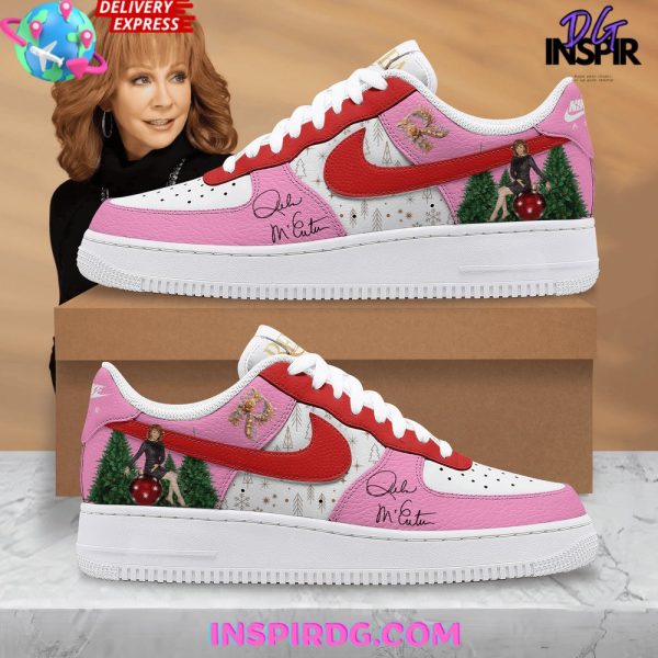 Reba McEntire Christmas Holiday Special Nike Air Force 1 Reba McEntire Air Low-Top Sneakers Shoes For Men And Women