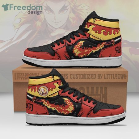 Rengoku AJ1 High Sneakers Shoes For Men And Women