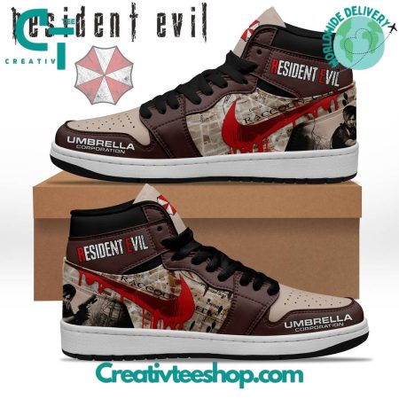 Resident Evil  AJ1 High Sneakers Shoes For Men And Women