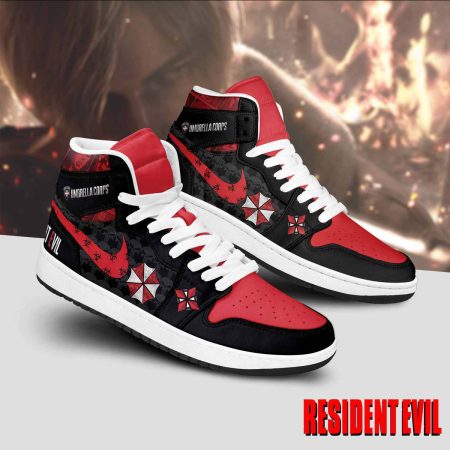 Resident Evil AJ1 High Sneakers Shoes For Men And Women