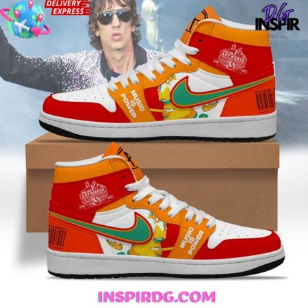 Richard Ashcroft Music is Power AJ1 High Sneakers Shoes For Men And Women